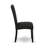 9 Piece Dining Room Set Includes a Rectangle Kitchen Table with Butterfly Leaf and 8 Black Color Linen Fabric Upholstered Chairs, Black-522883958-522883945-467810340