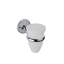 Hampstead Frosted Glass Bathroom Tumbler with Holder