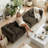 Gowen 129" Wide 4-Piece Modular Extra Long Low-Profile Sectional Chenille Sofa-1261321700