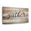 «Gather Typographie I», reproduction sur toile-1381819076