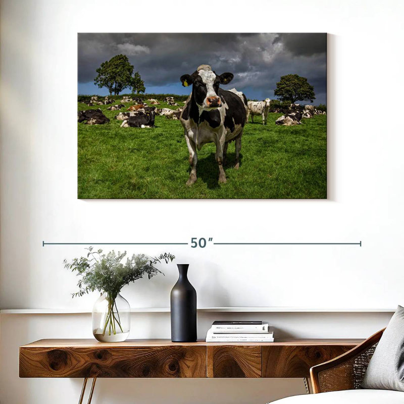 Brampt Holstein Cow, 26" H x 39" W