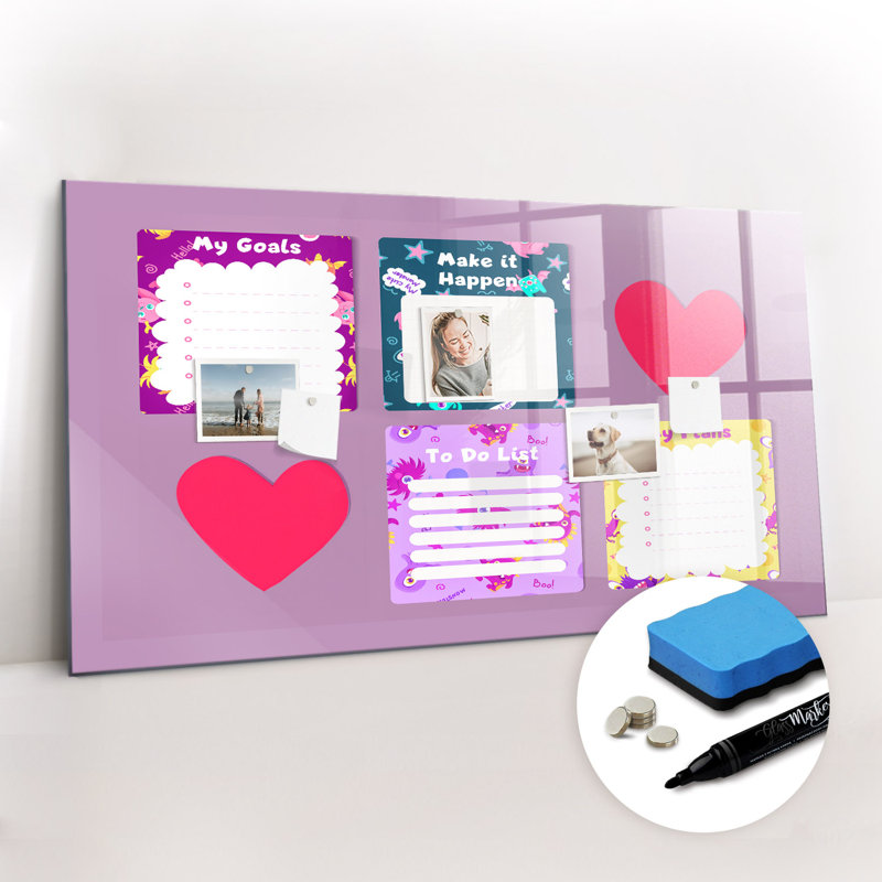 Magnetic Glass Dry Erase Board