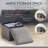 Small Foldable Square Linen Storage Bench Suitable For Living Room, Bedroom, Dormitory-1901851912