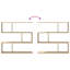  Wall Shelf with Shelf with Storage Engineered Wood Solution Home Indoor