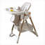 Chaise haute réglable pour bébé en polypropylène blanc facile à nettoyer-777165381