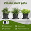 Round Flower Pot 6 Pcs Plastic-701502281-701502284