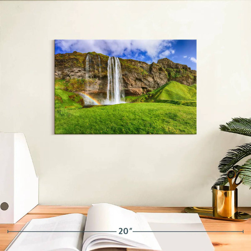 Alvord Seljalandsfoss Falls Meadow, H 8 po x l 12 po