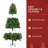 6 FT Pre-lit Full Size Christmas Tree