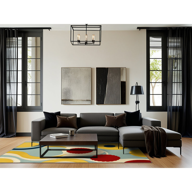 Peppy Shimmer Rug, Square 6'