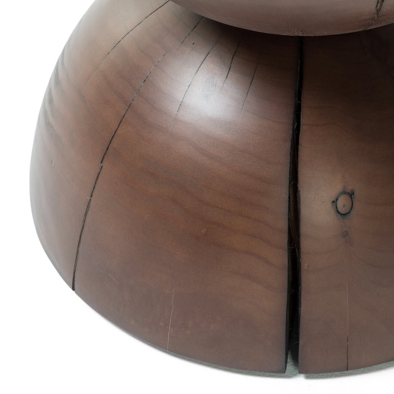 Aliza Solid Wood End Table, Black