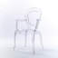 Chaise moderne et transparente (ensemble de 6)