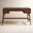 Hadwig Clean-Lined Solid Wood Writing Desk-1677612244