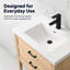 Ensemble de meuble-lavabo simple avec plateau en porcelaine Deon Collection-2093042814-2093425841