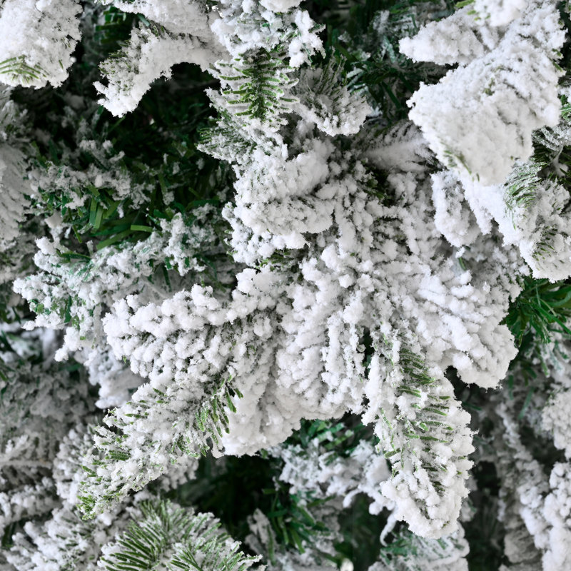 Arbre de Noël enneigé 6pi, H 6 pi