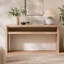 Console 59 po, console rustique moderne, table d'entrée étroite, table de canapé en bois, table de couloir avec rangement, table console en bois naturel, table d'entrée avec tablette ouverte, console Farmhouse