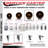Temp Phenolic Wheel Swivel 3/8 Inch Threaded Stem Caster SCC
