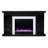 Shilpa Color Changing Fireplace with Bookcase