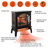 18" Electric Infrared Fireplace - 1500W Heat, 5000 /H, Realistic Flame, Double , Easy To Move 3D Flame Stove 18 Inch, /Ul , Operate