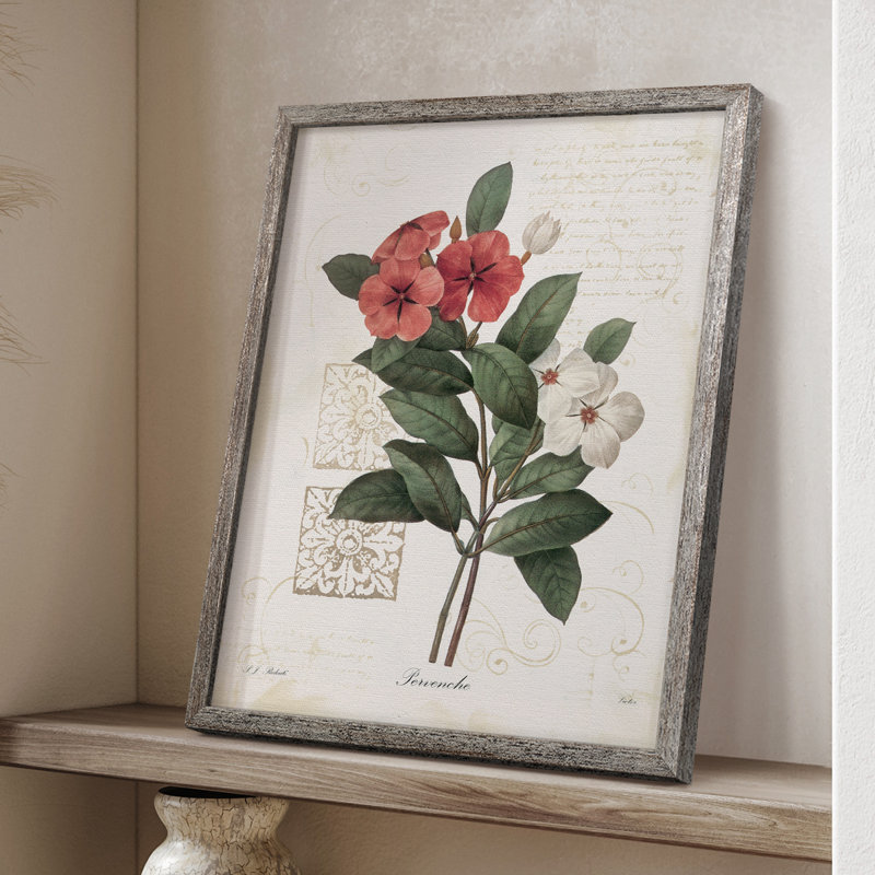 Pervenche Framed Print - Solid Wood, 11" H x 9" W
