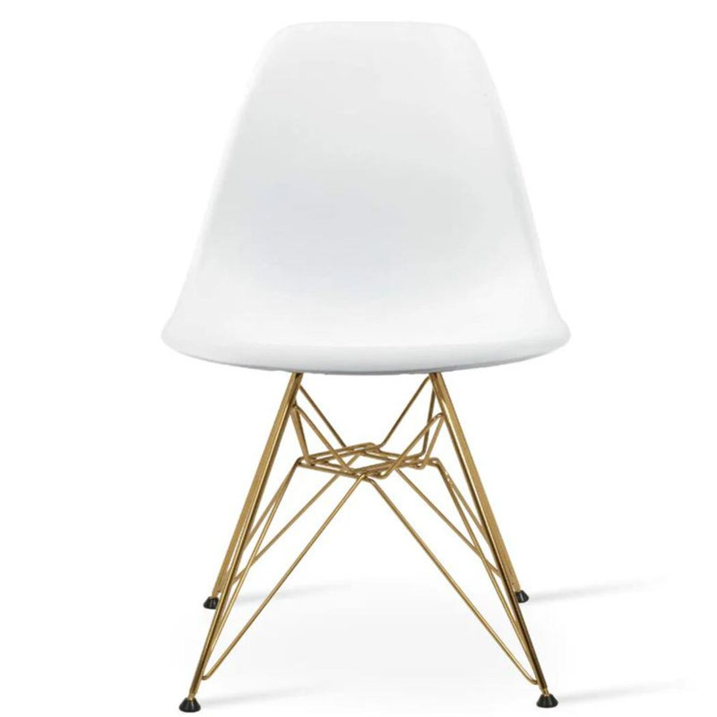 Saturn Polypropylene Dining Chair, White
