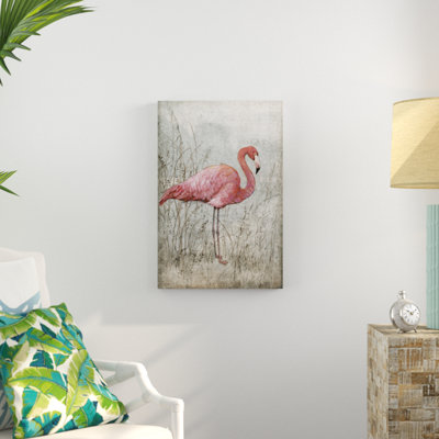 " American Flamingo I " by Timothy O' Toole Painting Print