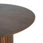 Ensemble de table de salle à manger à piédestal rond 5 pièces avec chaises rembourrées Logan-122543883