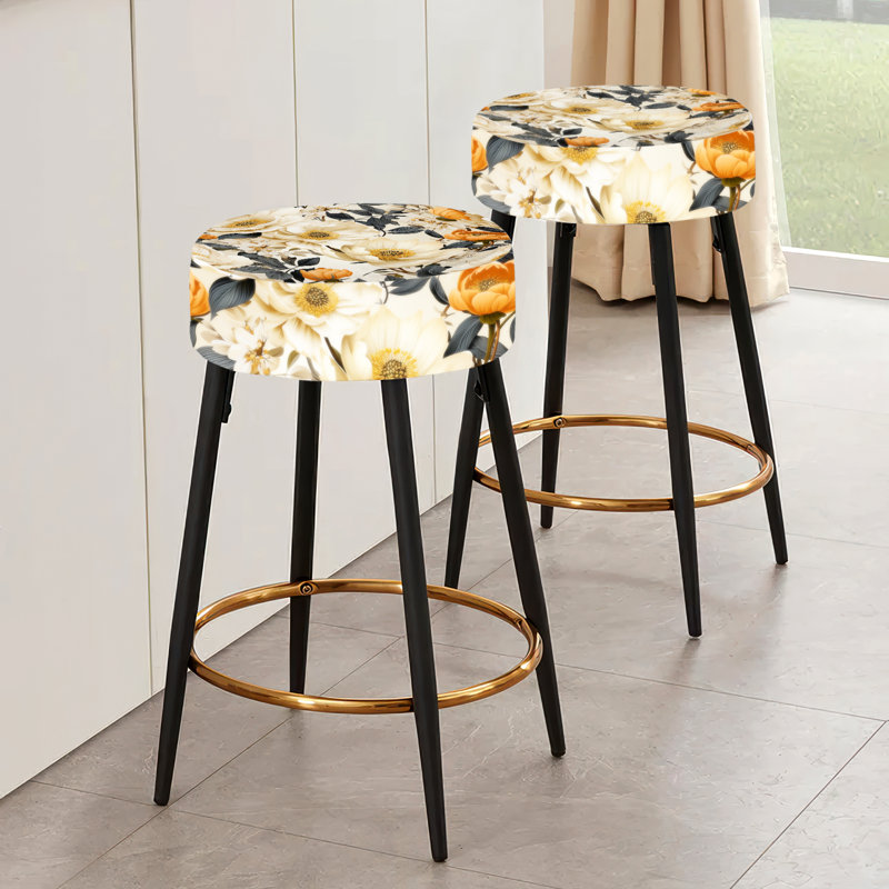 Ensemble de 2 tabourets de bar Vintage Boho