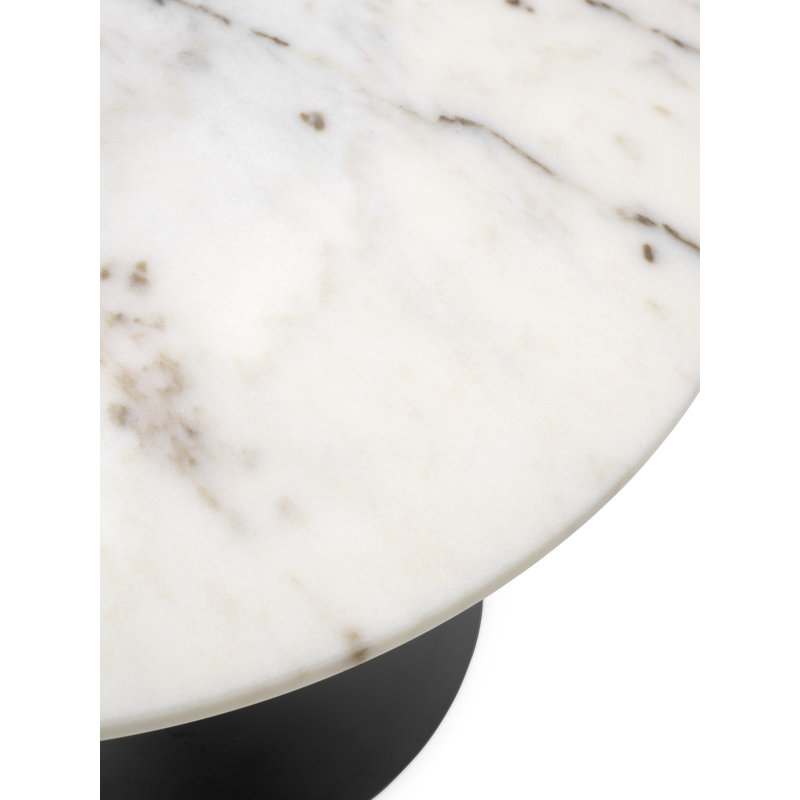 Harbour Round Dining Table, 41.3" W x 41.3" L, Standard Height, Off White Marble