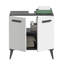 Gavina 60cm Bathroom Vanity Base Only in White