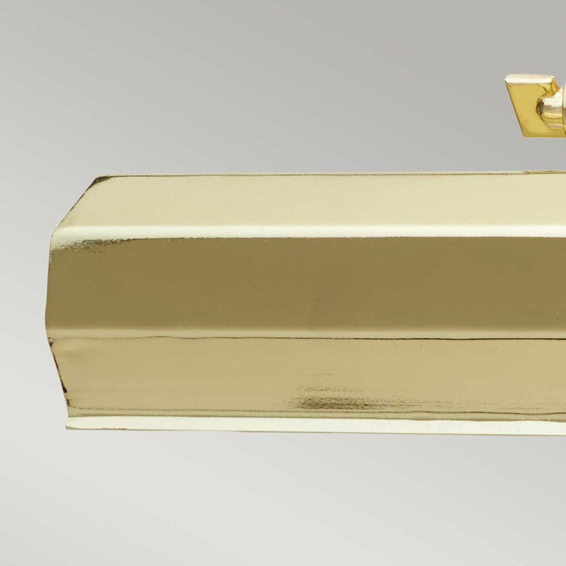 2 -Light Hardwired Dimmable Wall Mounted Picture Light, Polished Brass