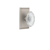 Studio Plate with Crystal Victorian Knob