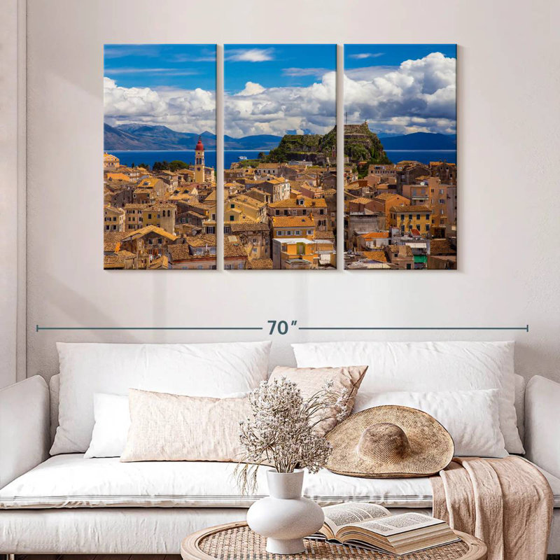 Nicci Corfu Cityscape, H 32 po x l 50 po