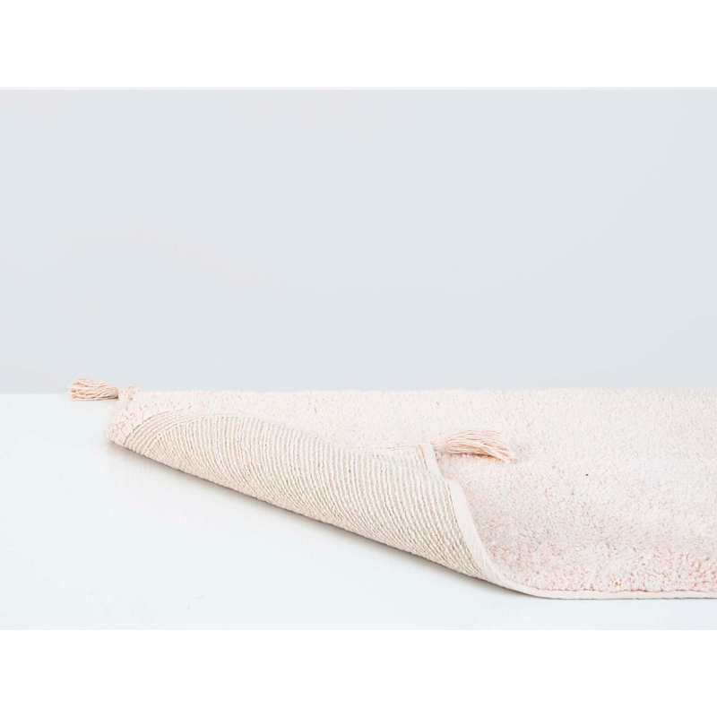 Tapis pour salle de bain Meaghan, Rose