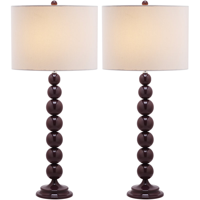 Lasone Iron Buffet Lamp, Deep Purple