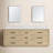Porto 84'' Double Bathroom Vanity with Quartz Top-1678176872-1678136952