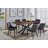 Rumbaugh Rectangular with Iron Base Dining Table
