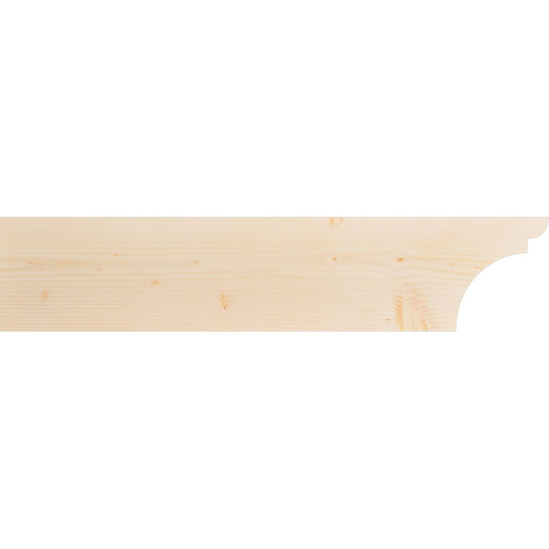 Yorktown Smooth Rafort Tail, Sapin de Douglas, H 10 po x l 48 po x P 5,5 po