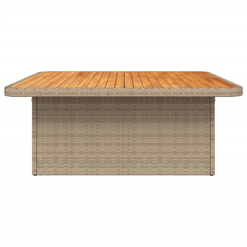 Englewood Square Metal Outdoor Coffee Table , cm W cm D, 71cm H x 110cm W x 110cm L, Beige
