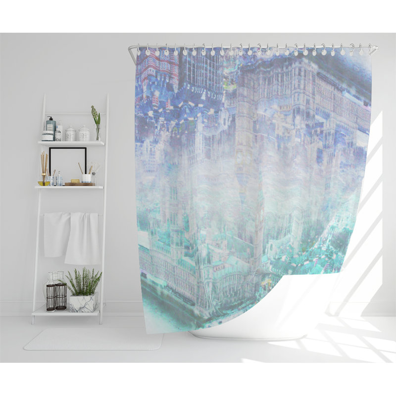 Dilruba Polyester Shower Curtain Set