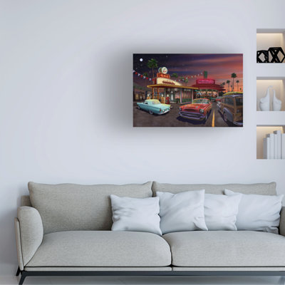GL Studio Millies 50S Diner Canvas Art