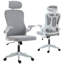 Ergonomic Office Chair, Desk Chair with Adjustable Headrest, Grey-60783837-60783834