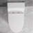 Yingze Low Profile One Piece Toilet Elongated with Soft Close Seat,White
