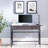 23400 Chisel & Forge Writing Computer Desk With Drop Front Keyboard Drawer, Smoke Grey