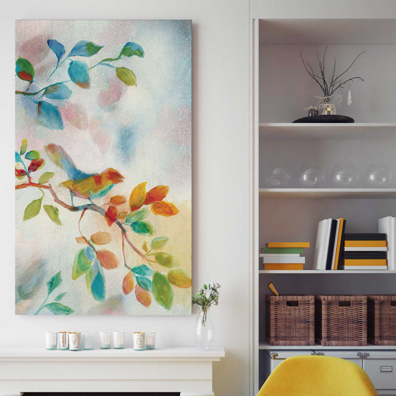 «Sausalito Summer I», reproduction de peinture acrylique, H 30 po x l 18 po x P 1 po, Toile tendue
