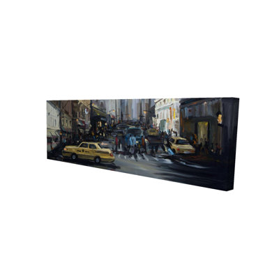 Brown Industrial Cities Canvas - In the City Home Decor Art