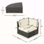 Ensemble modulaire d'extérieur 8 pièces Santa Cruz