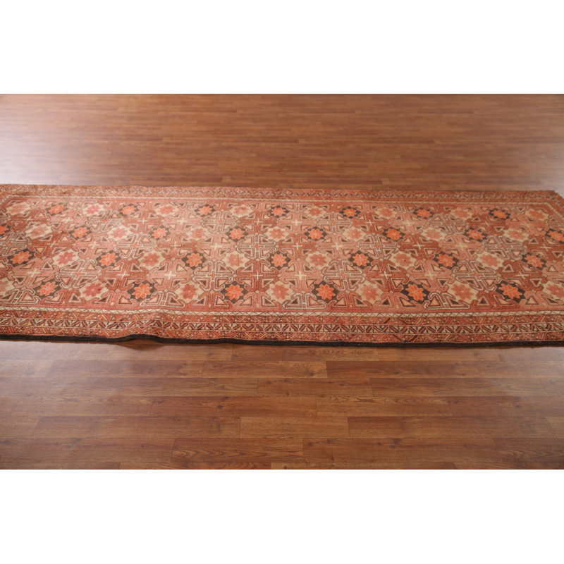 Tapis de couloir géométrique traditionnel 4x11