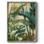 Nouveau cadre tropical imprimé - bois massif-1678654260