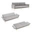 2 Seater Velvet Sofa Bed-600915210