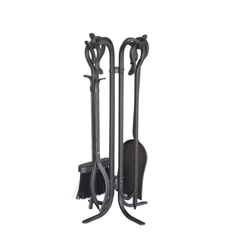 Iron Fireplace Tool Set